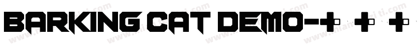 Barking Cat DEMO字体转换